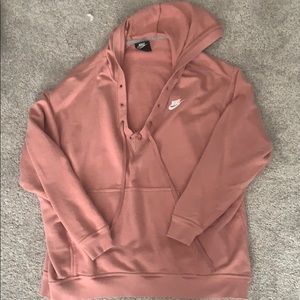 rose Nike sweatshirt